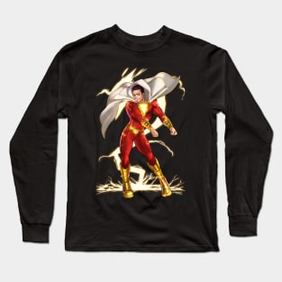 Shazam Flossin Long Sleeve T-Shirt